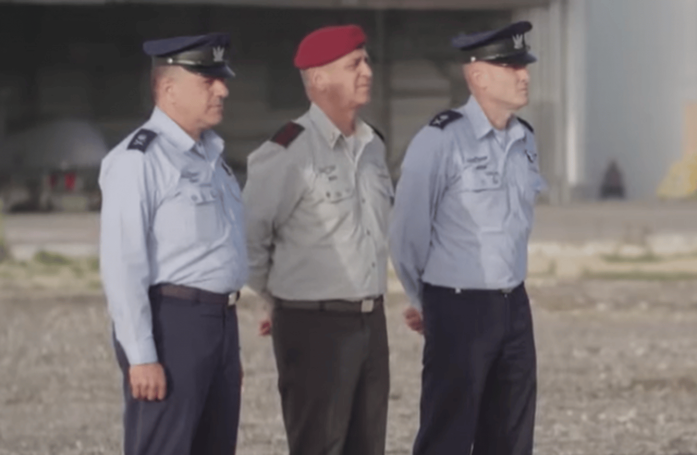 מימין: בר, כוכבי ונורקין (דובר צה"ל)