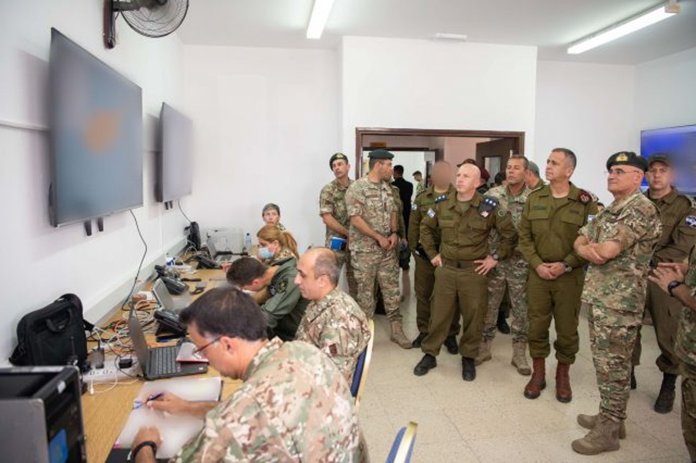 הרמטכ"ל בחדר הפיקור הקפריסאי