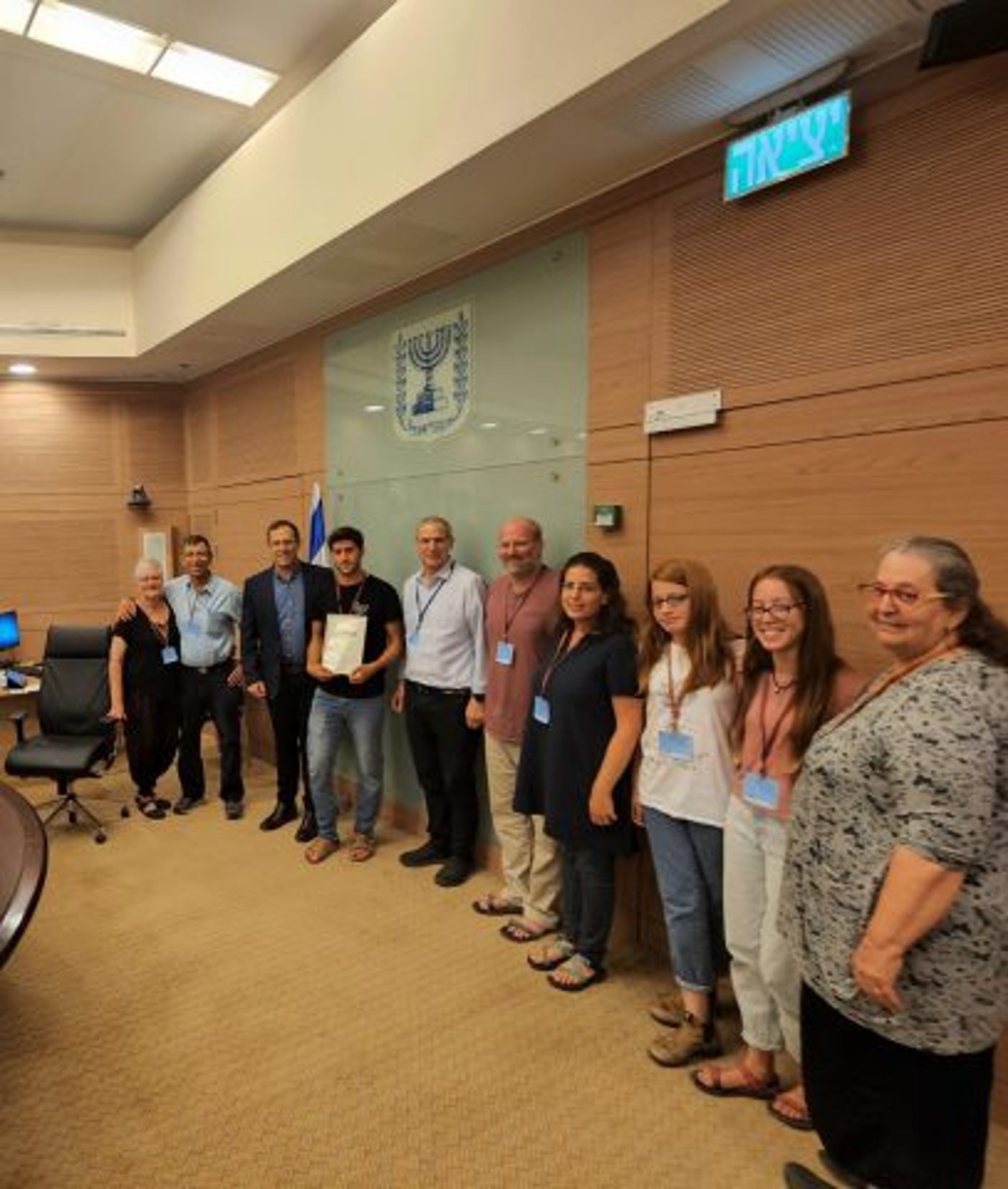 כבוד: תעודת הוקרה לסרוג שסירב להתחרות בשבת