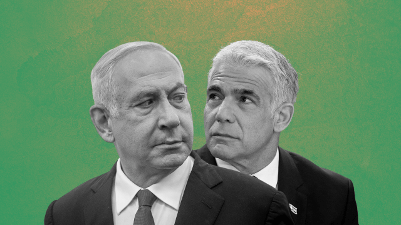 נתניהו ולפיד.