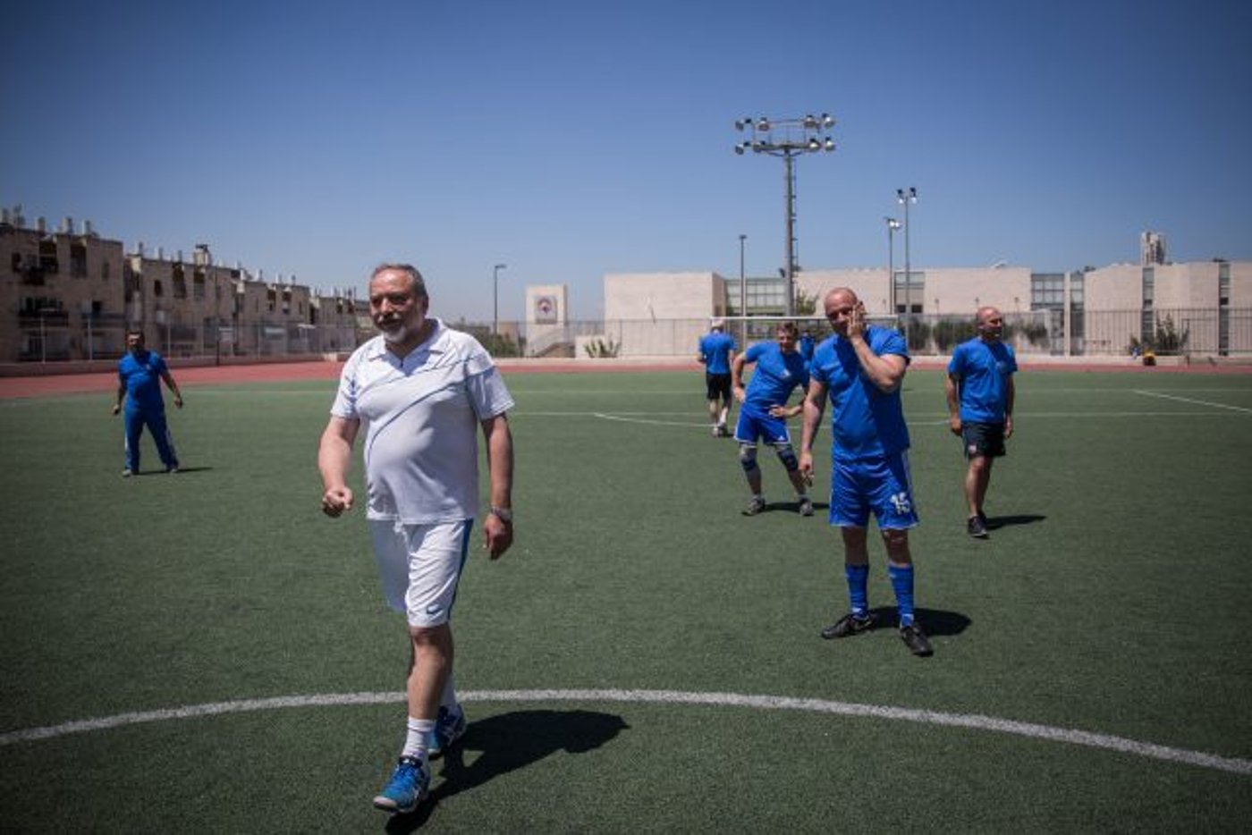 ליברמן על המגרש