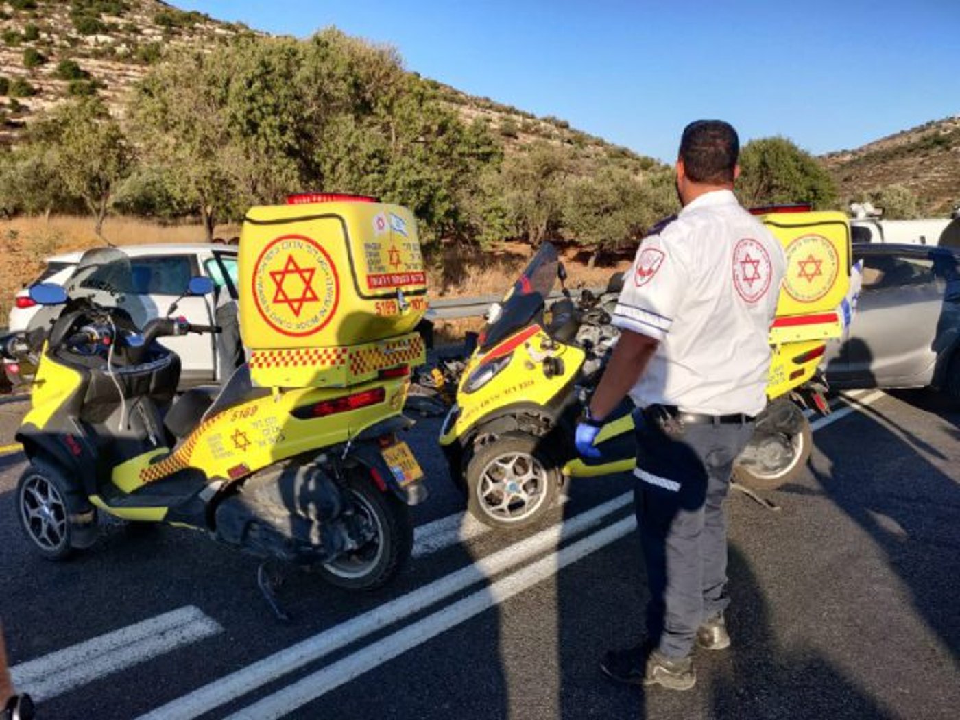 תאונה קשה בבנימין: שבעה פצועים, בהם 5 בני משפחה