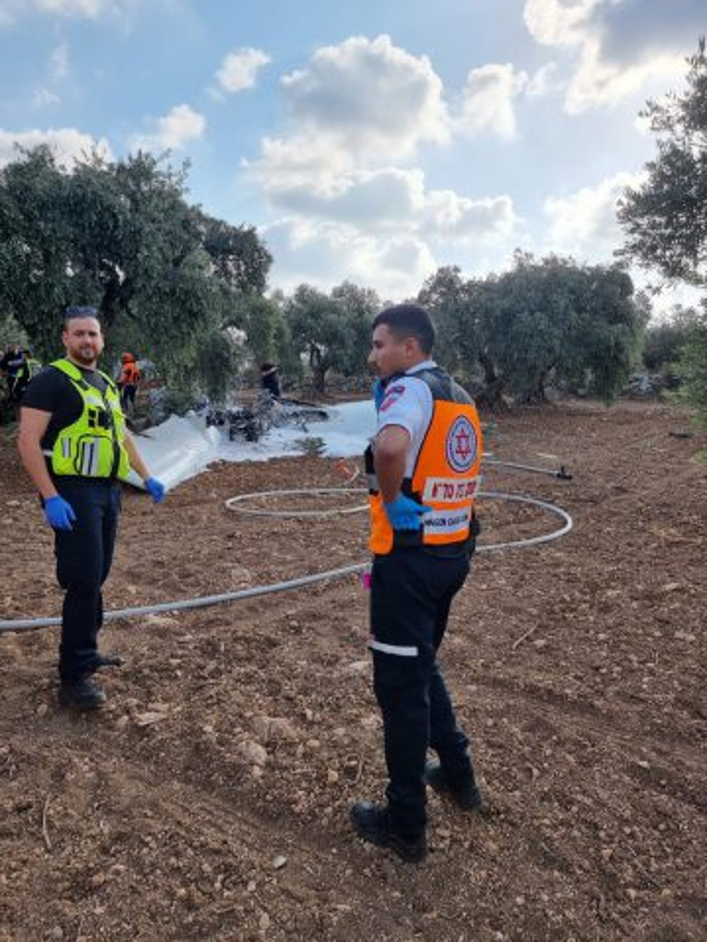 בן 70 מת בהתרסקות מטוס קל