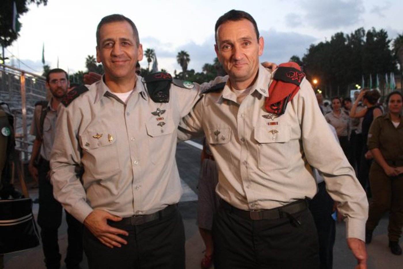 הלוי כמפקד המכללות וכוכבי כראש אמ"ן ב-2014. (פלאש90)