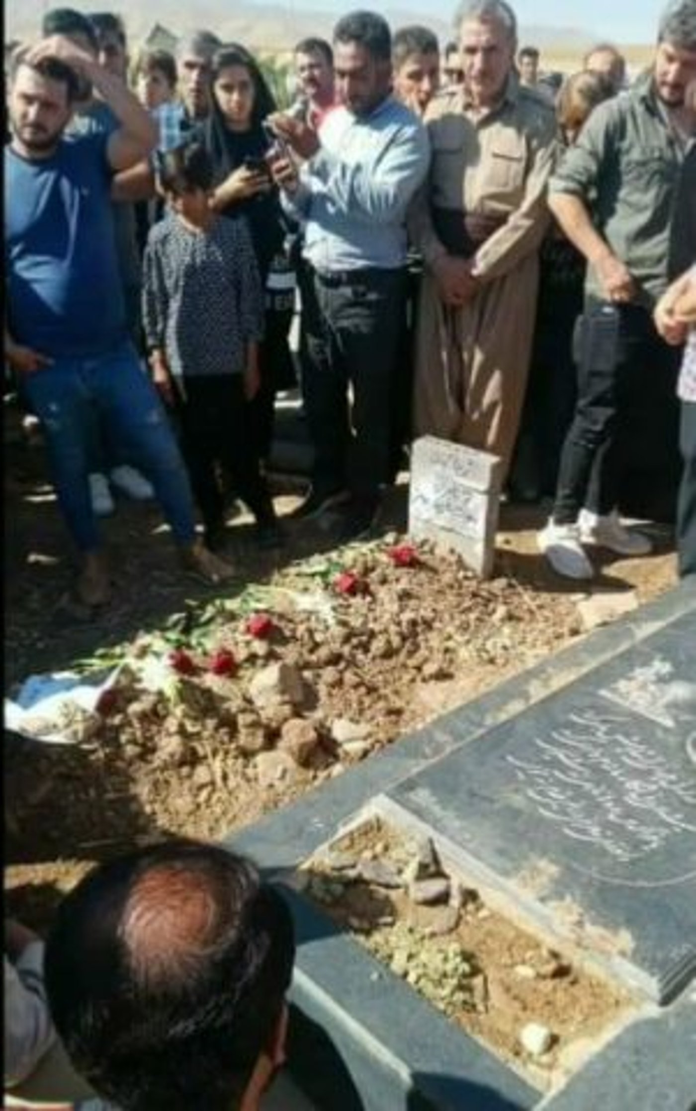 קברה של מהסא אמיני (מתוך הרשתות באיראן)