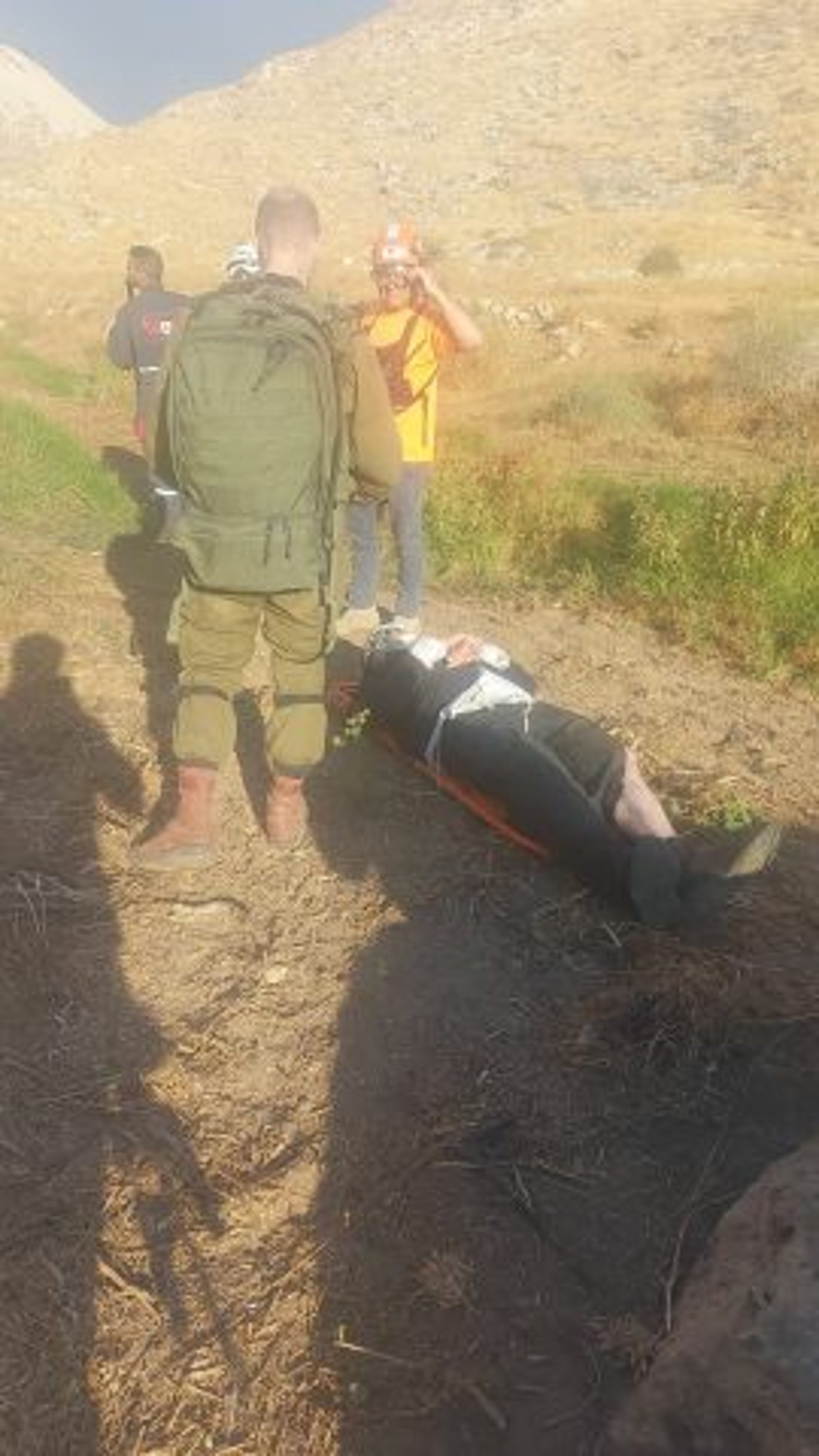 אדם נפל מגובה ליד כוכב יעקב; מצבו בינוני