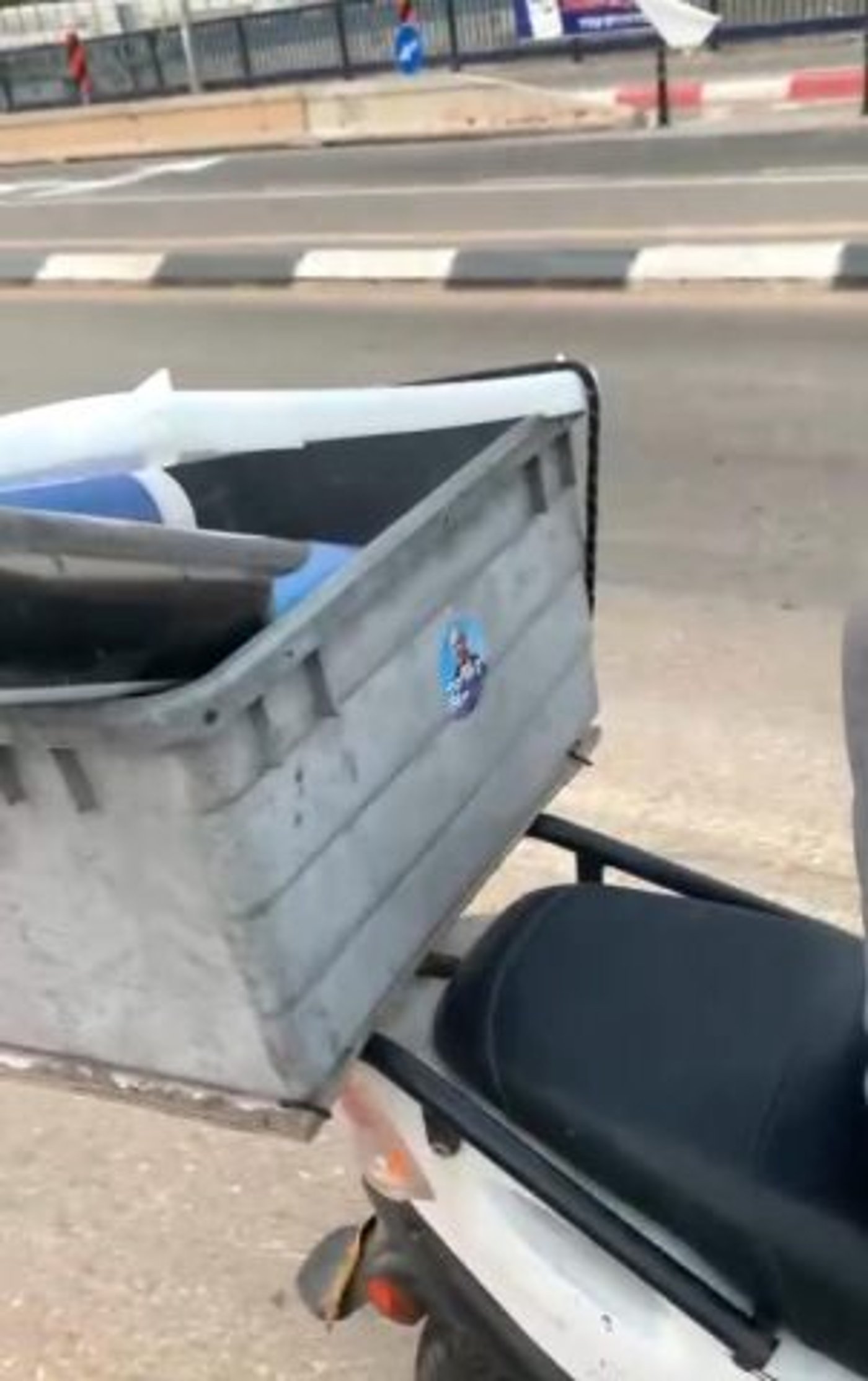 האופנוע של פעיל הליכוד