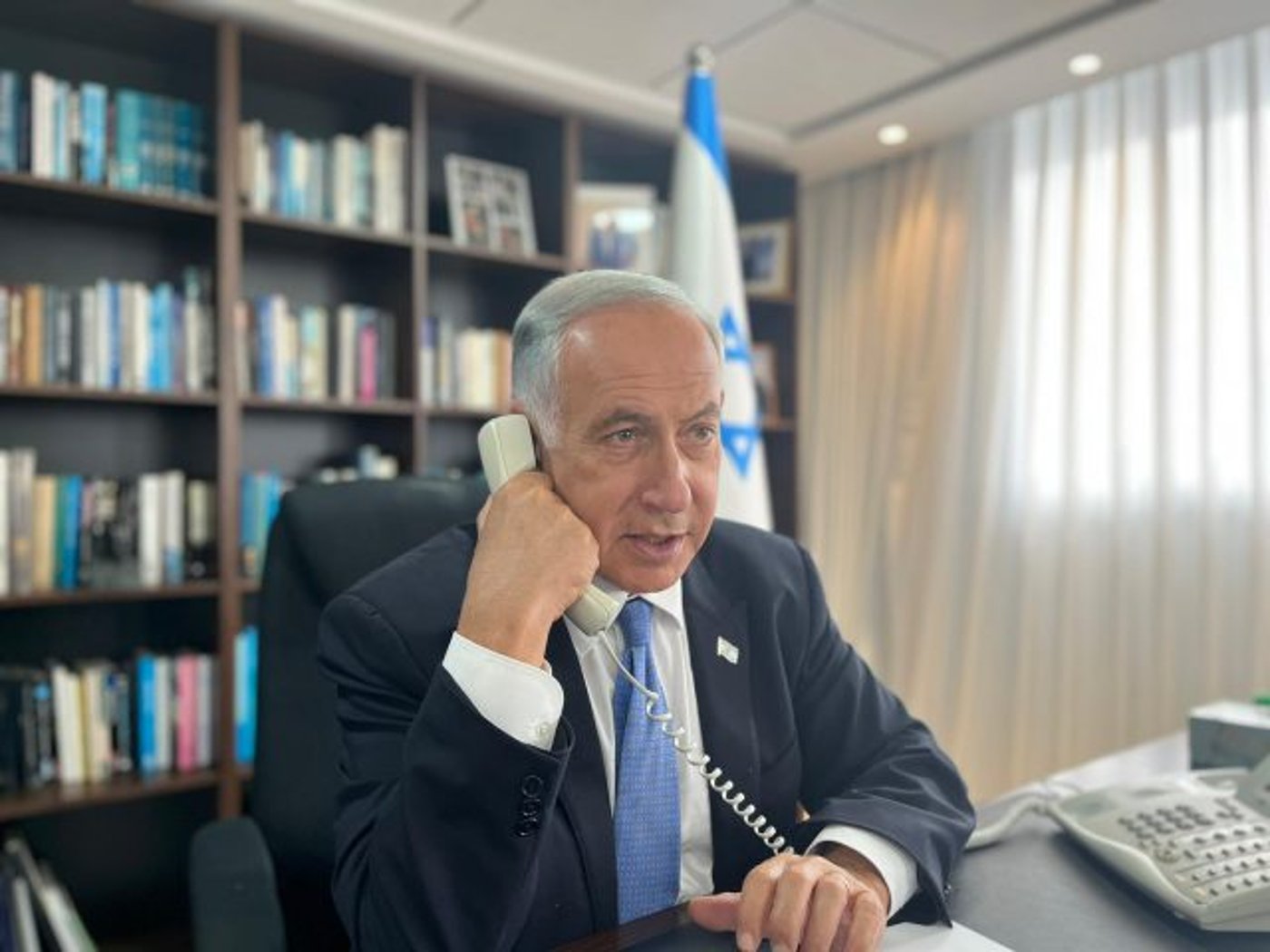 נתניהו בשיחה עם ארדואן (ללא קרדיט)