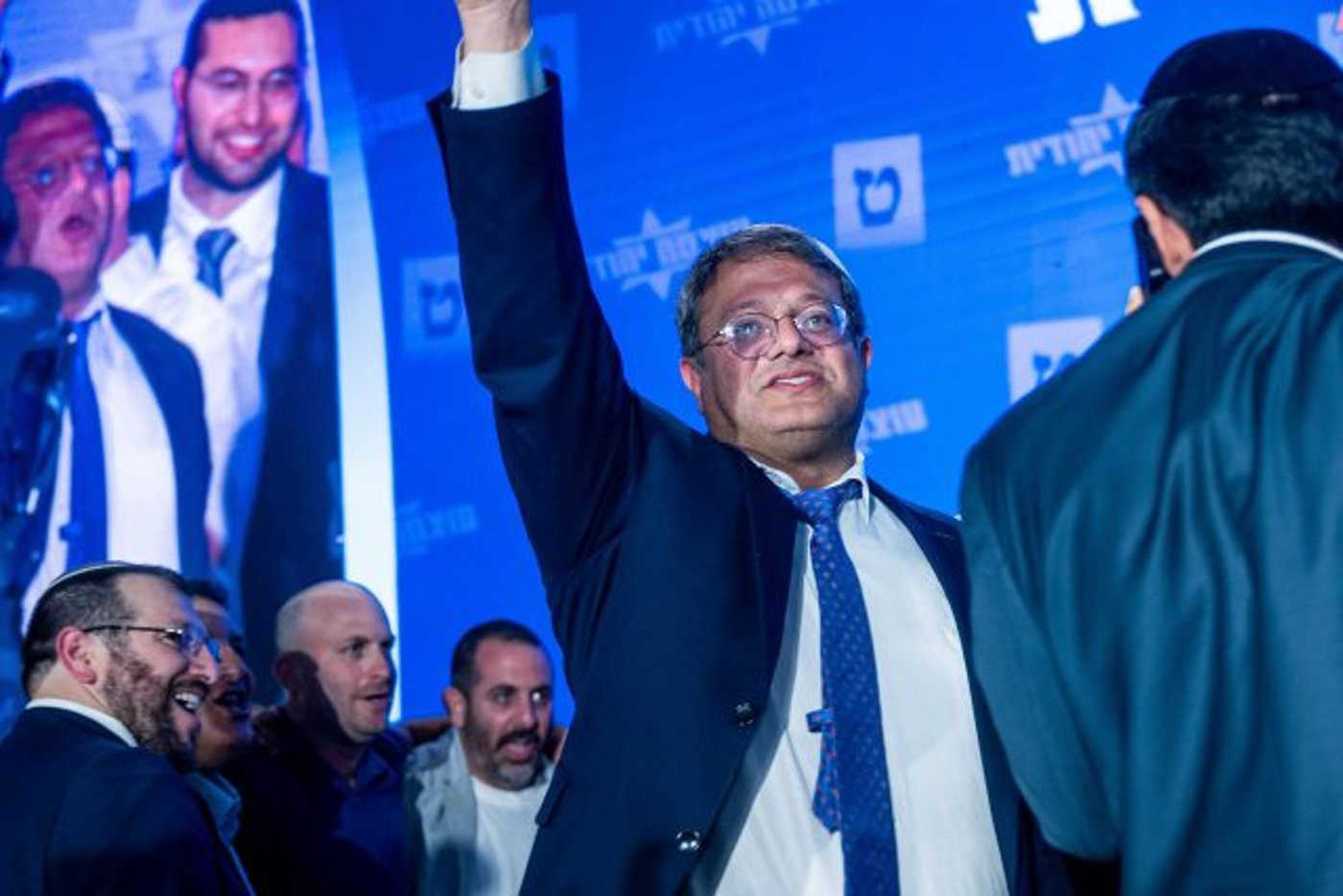 איתמר בן גביר בליל הבחירות לכנסת ה-25