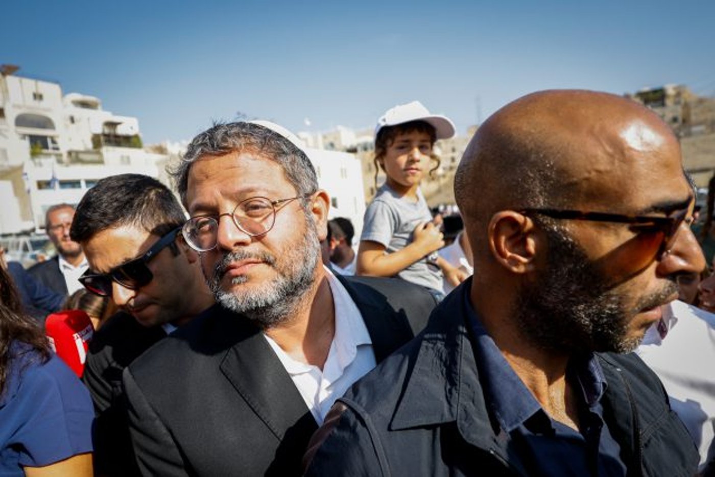 בן גביר בכותל המערבי, ארכיון