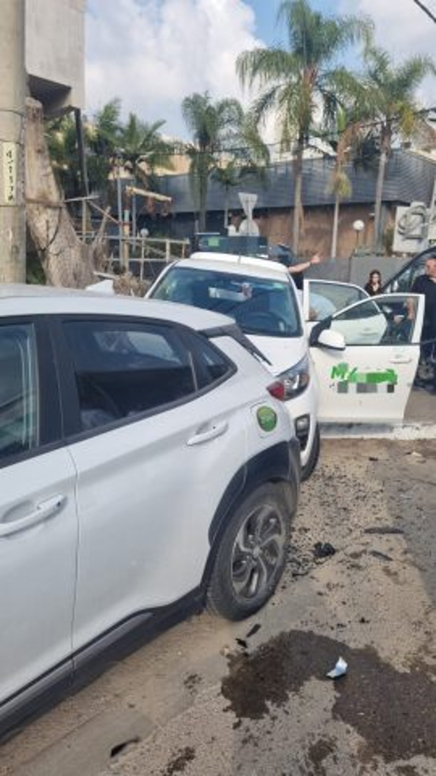 זירת התאונה בני ברק (דוברות זקא)