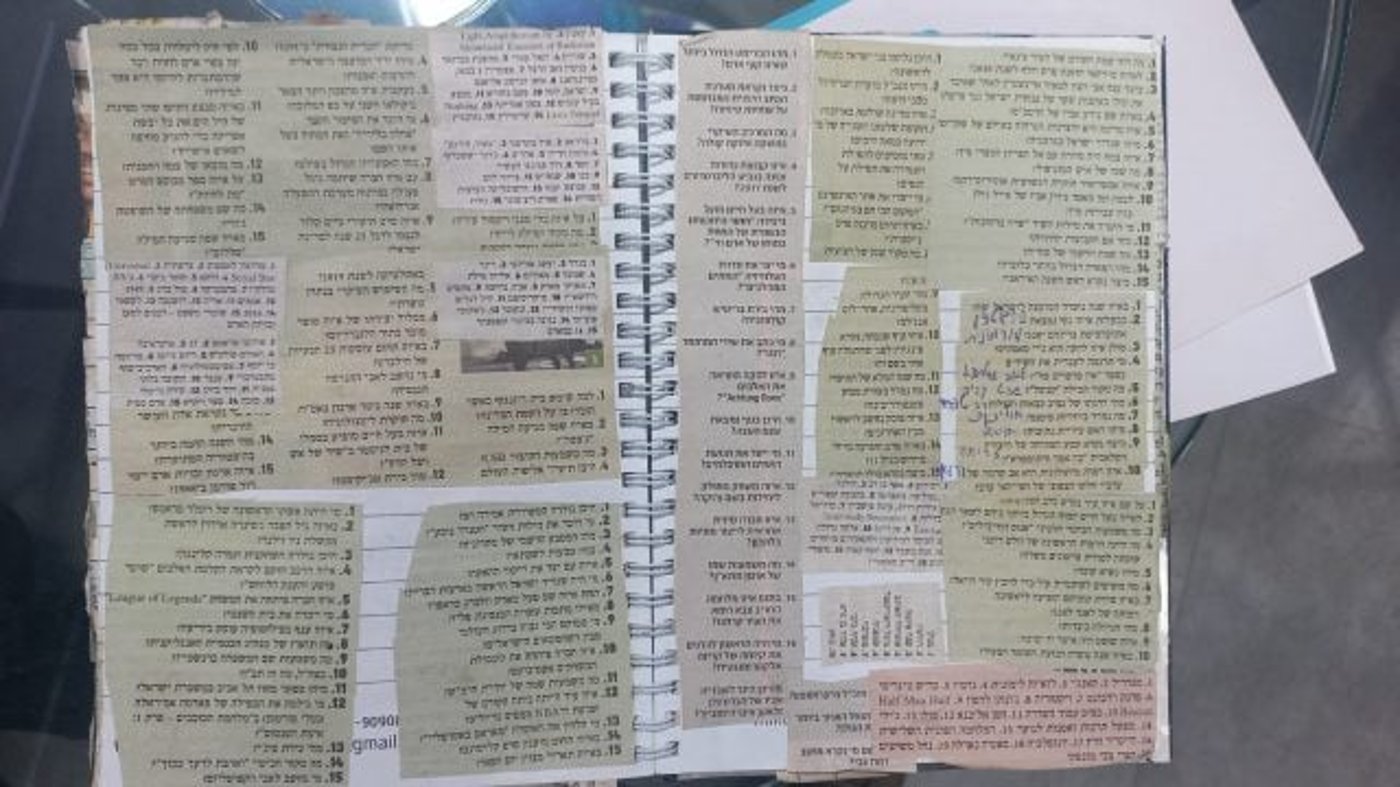 מחברת שאלות הטריוויה