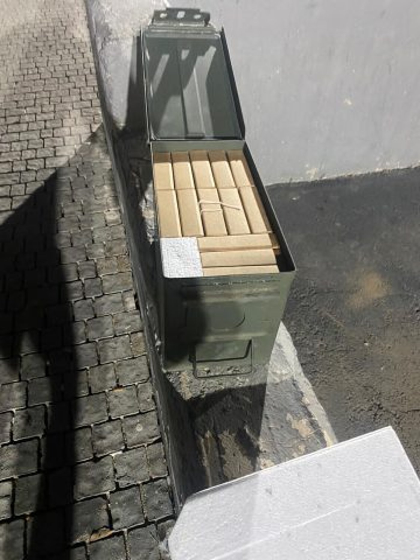 חלק מהתחמושת שנתפס (דוברות המשטרה)