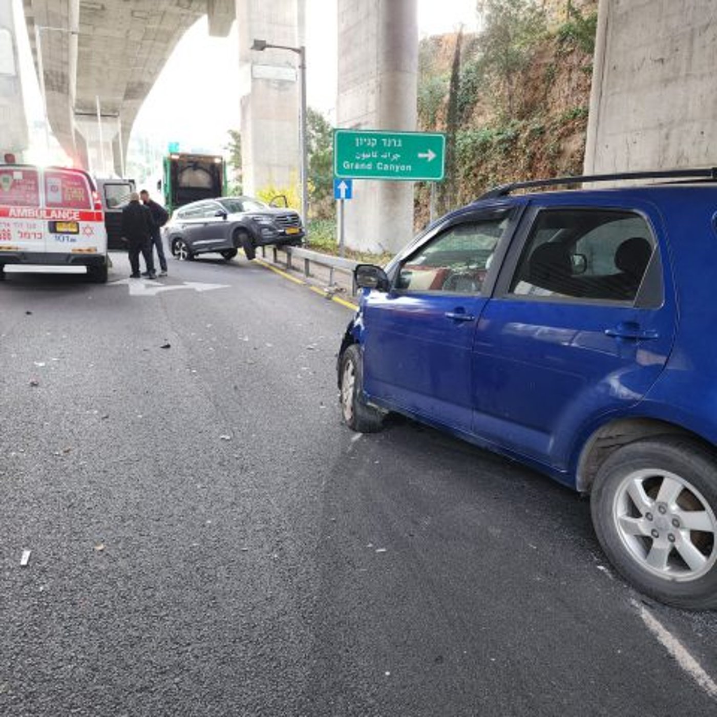 זירת התאונה