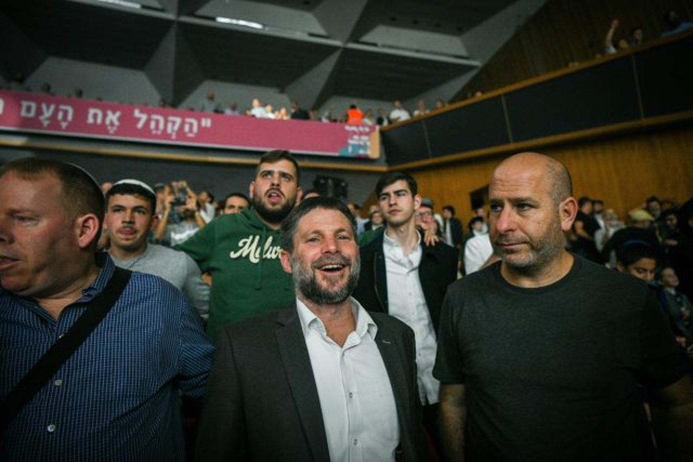 השר בצלאל סמוטריץ' באירוע של חב"ד