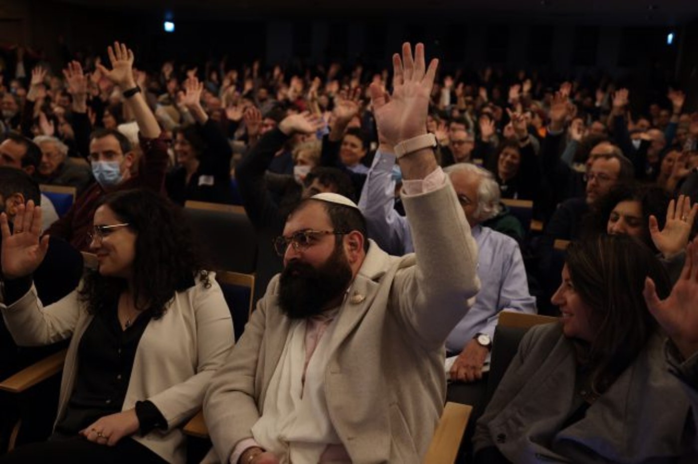 חלק מהקהל באירוע