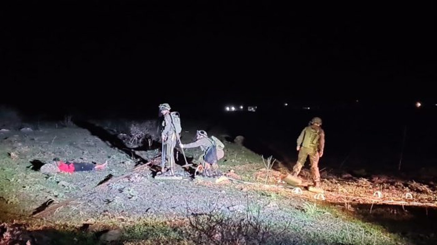 לוחמי צה"ל חילצו נער משדה מוקשים ברמת בגולן