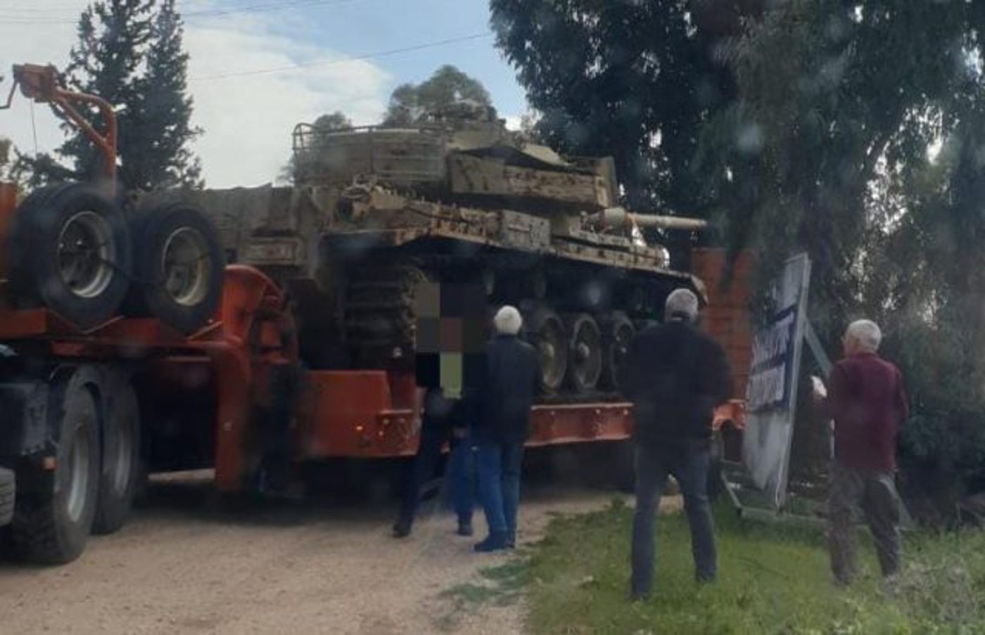 כחלק מהמחאה: טנק נגנב מאתר ההנצחה "תל סאקי"