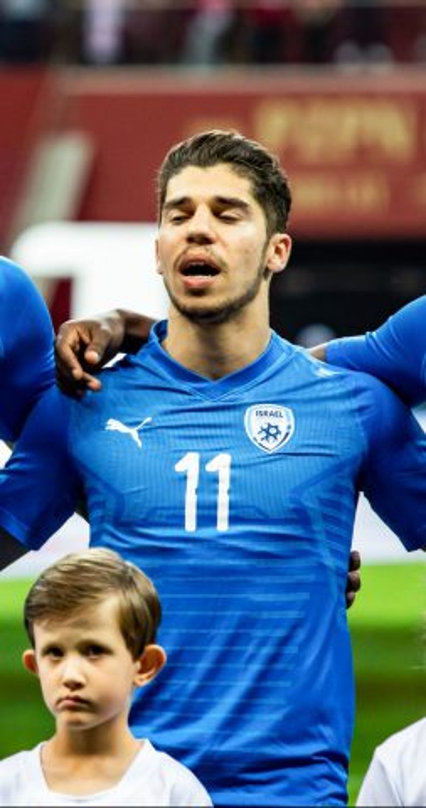 מנור סולומון במדי הנבחרת