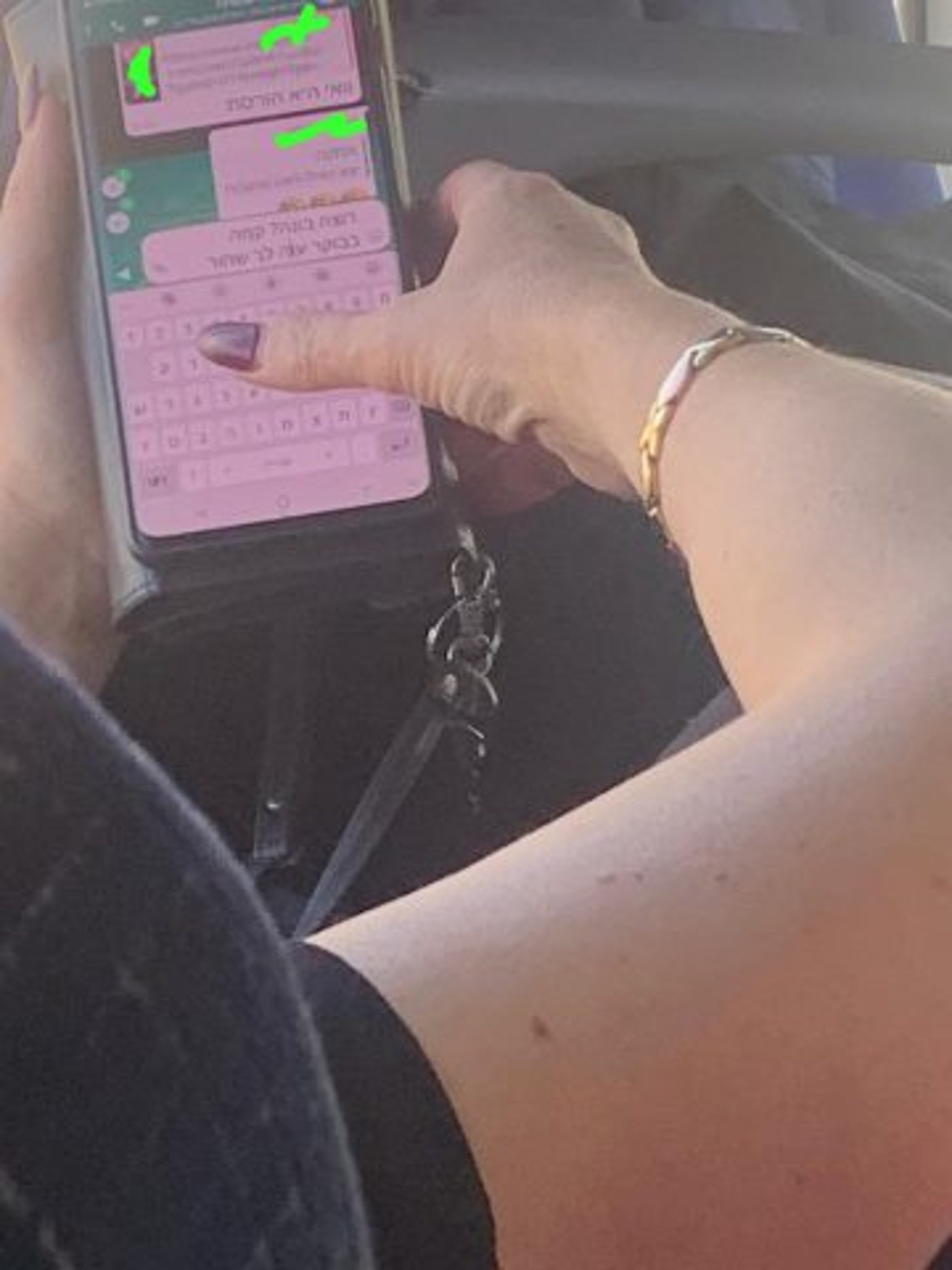 התיעוד שצולם על ידי התלמידות (קרדיט: דניאל עמרם ללא צנזורה, בטלגרם)