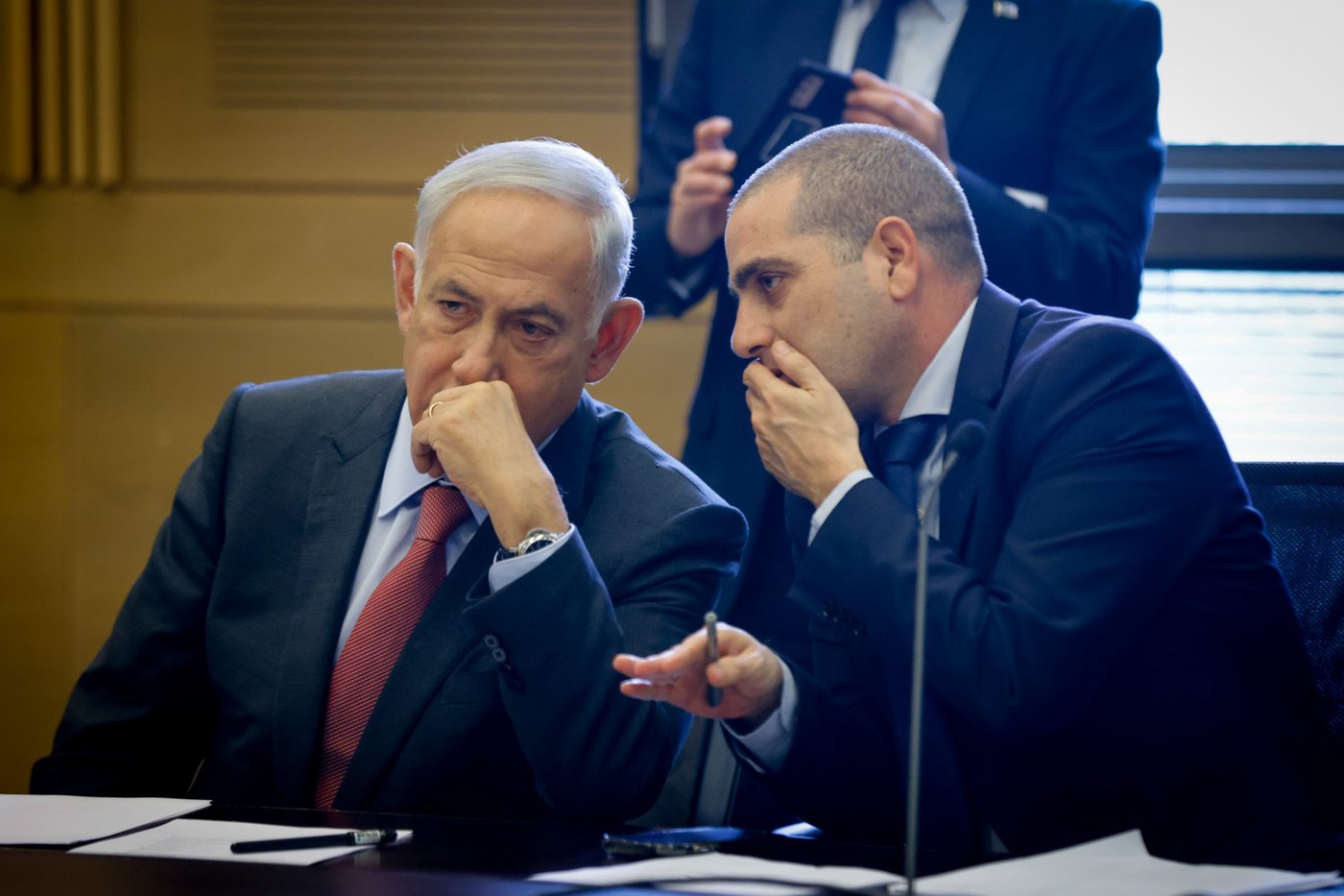 כץ עם ראש הממשלה נתניהו