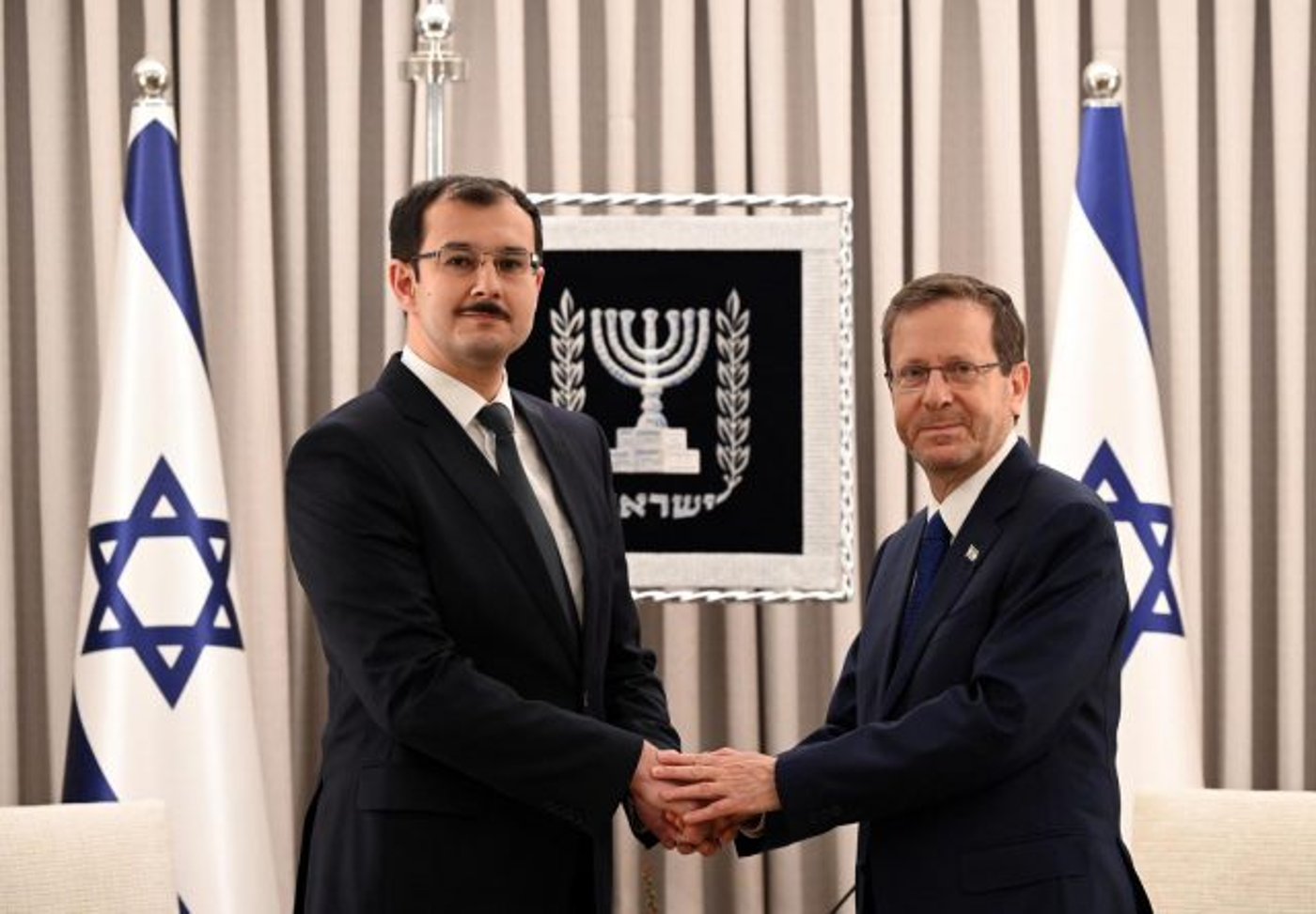 התקבל כתב ההאמנה של שגריר אזרבייג'ן בישראל