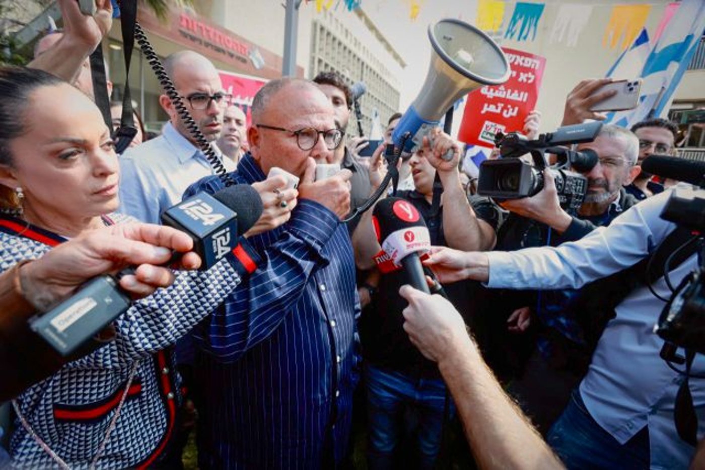 יו"ר ההסתדרות לאחר ההודעה על שביתה