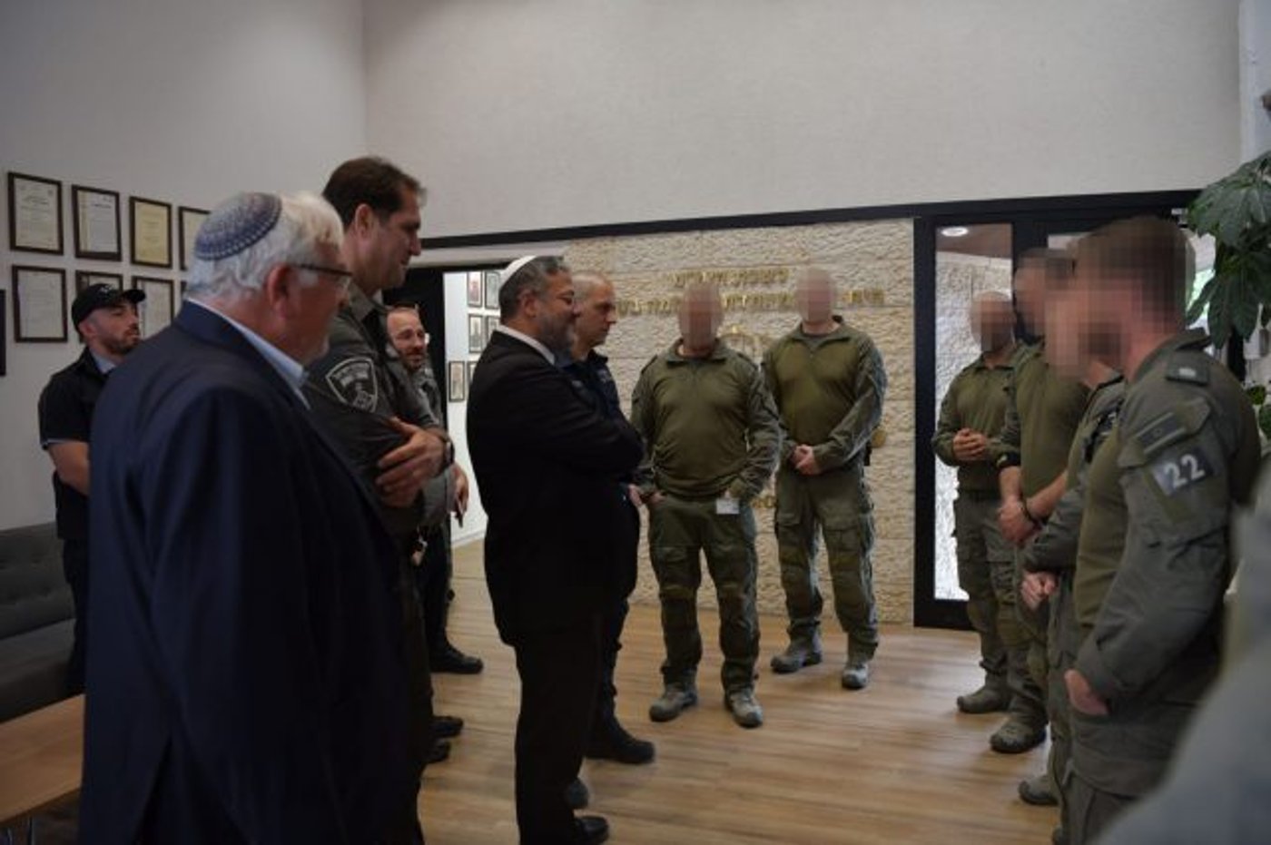 השר בן גביר במטה הימ"מ
