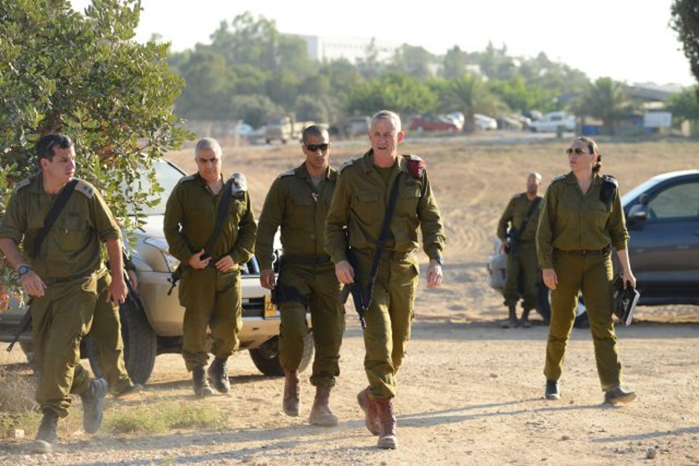 בני גנץ כרמטכ"ל במבצע צוק איתן