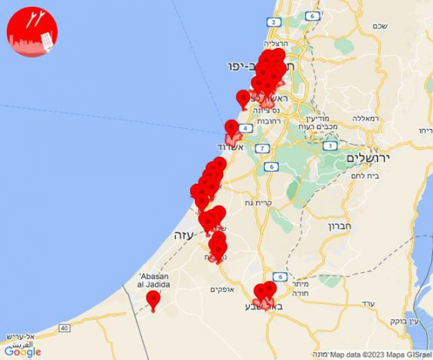 הפסקת אש? מטח כבד לאשדוד, תל אביב ובאר שבע