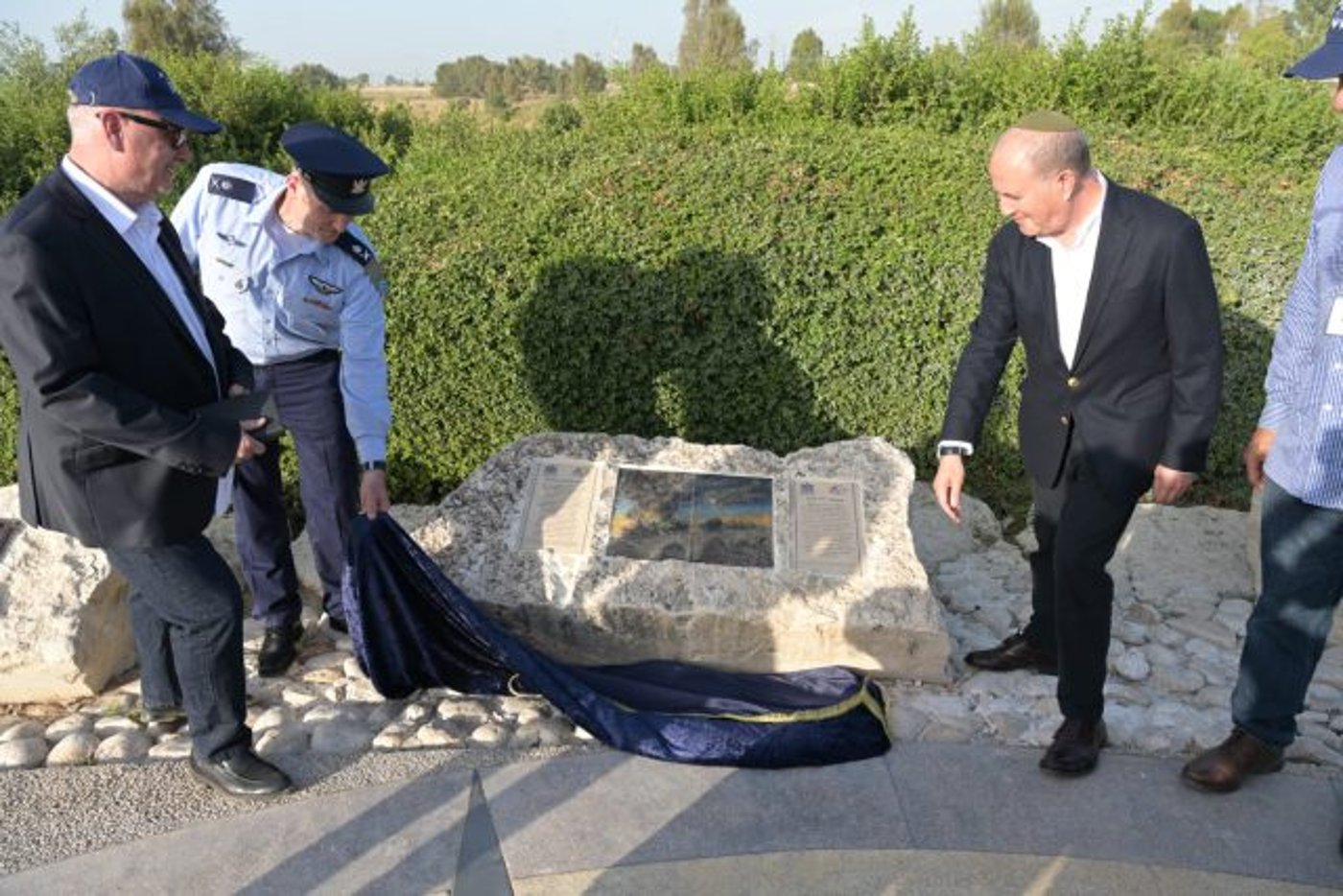האנדרטה שנחשפה היום