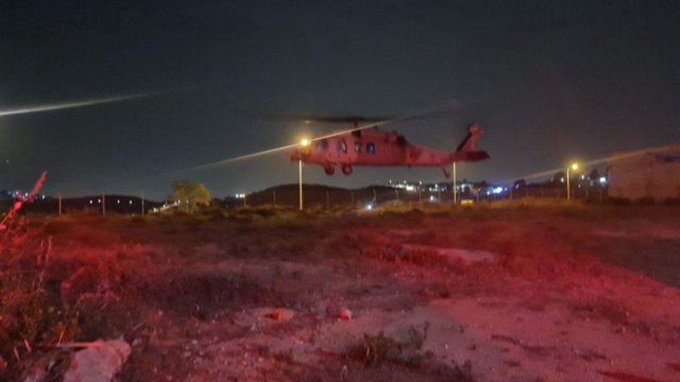 פינוי הילד הפצוע מהאירוע
