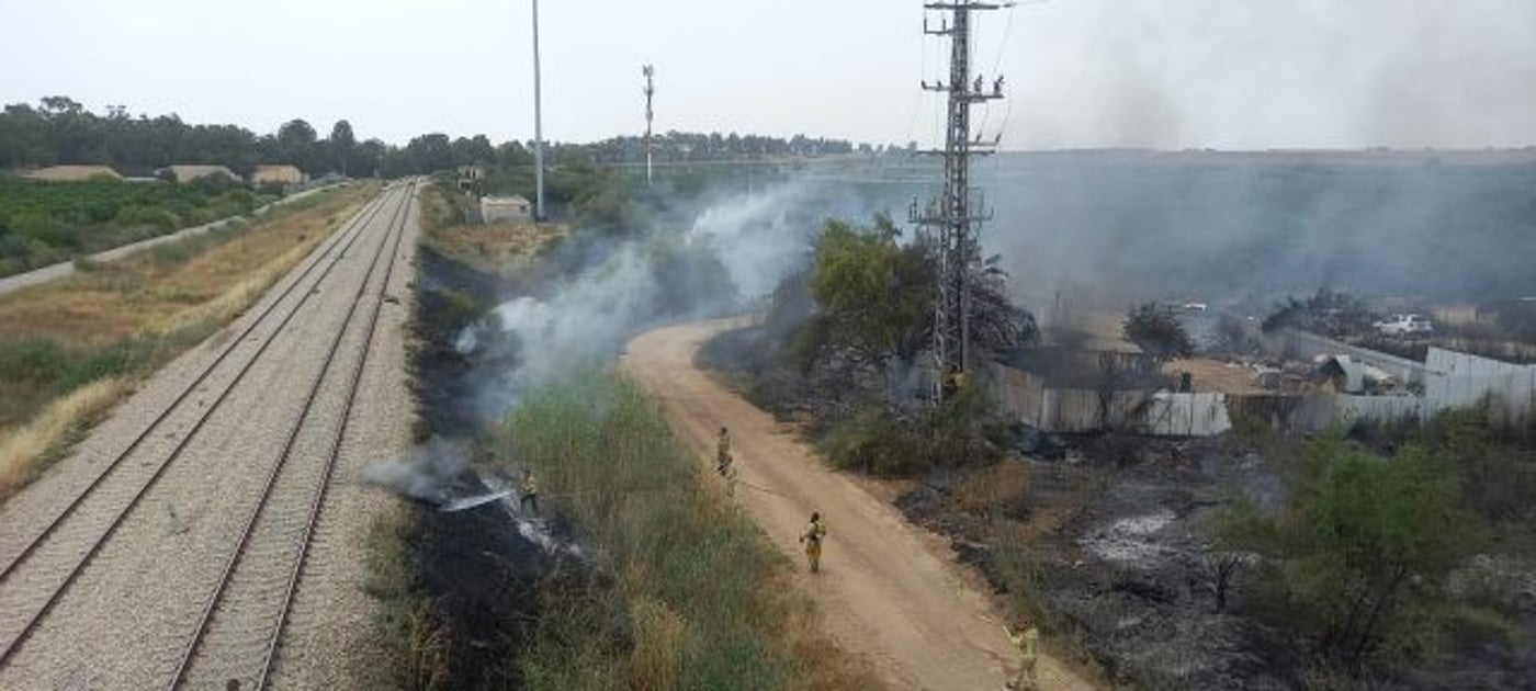 בעקבות החום הכבד: גל שריפות ברחבי הארץ