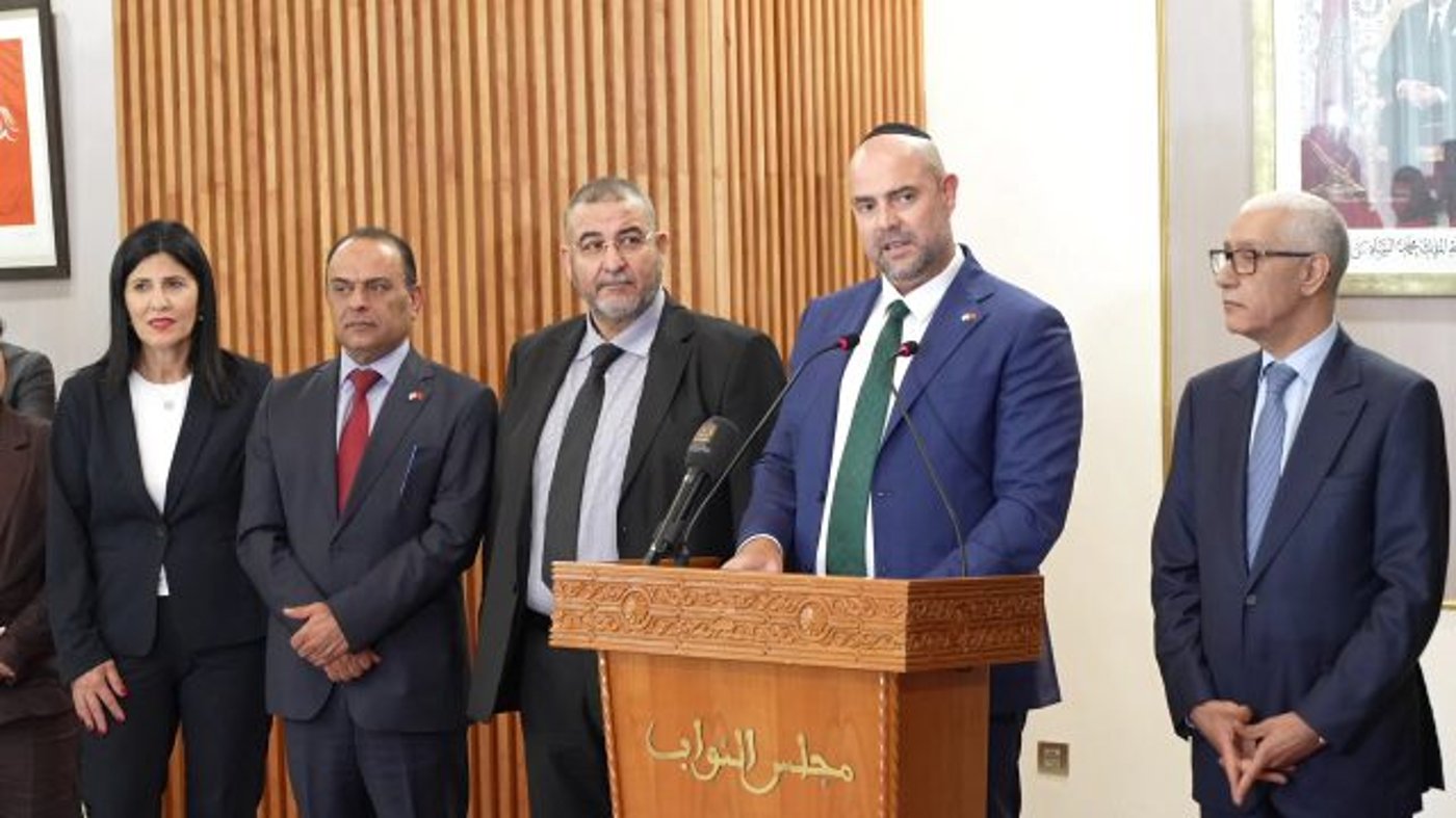 אמיר אוחנה בפרלמנט המרוקאי: "רגע היסטורי"