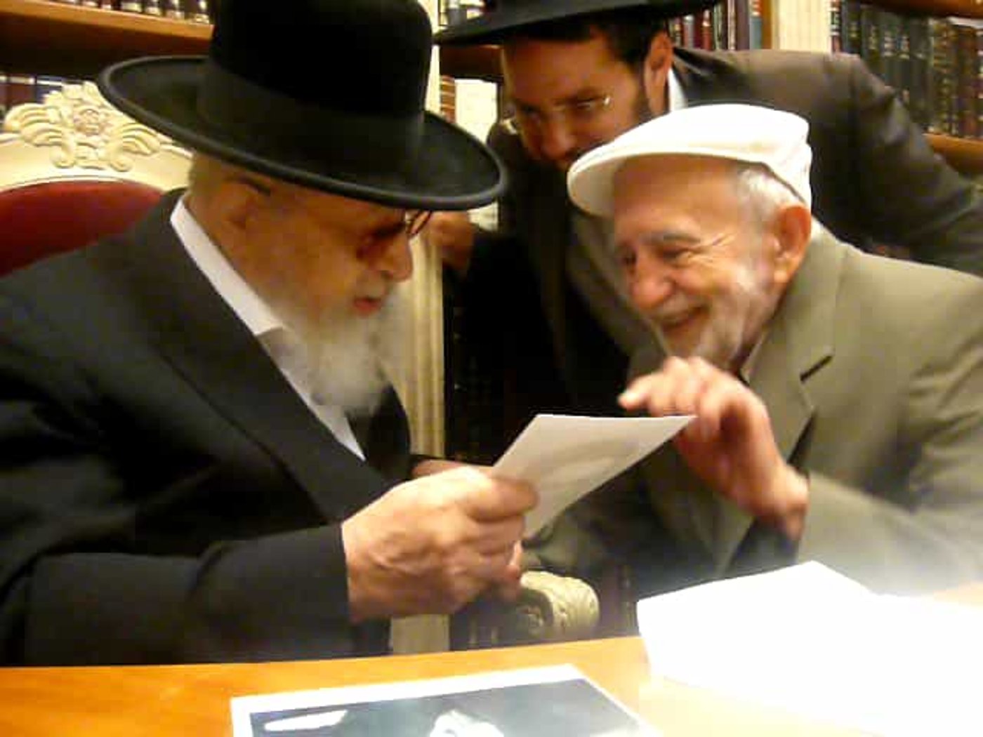 עם הרב עובדיה יוסף (באדיבות המשפחה)