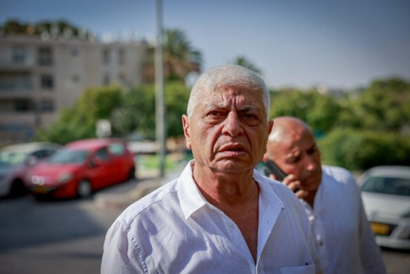 בני כשריאל במקום הפיגוע