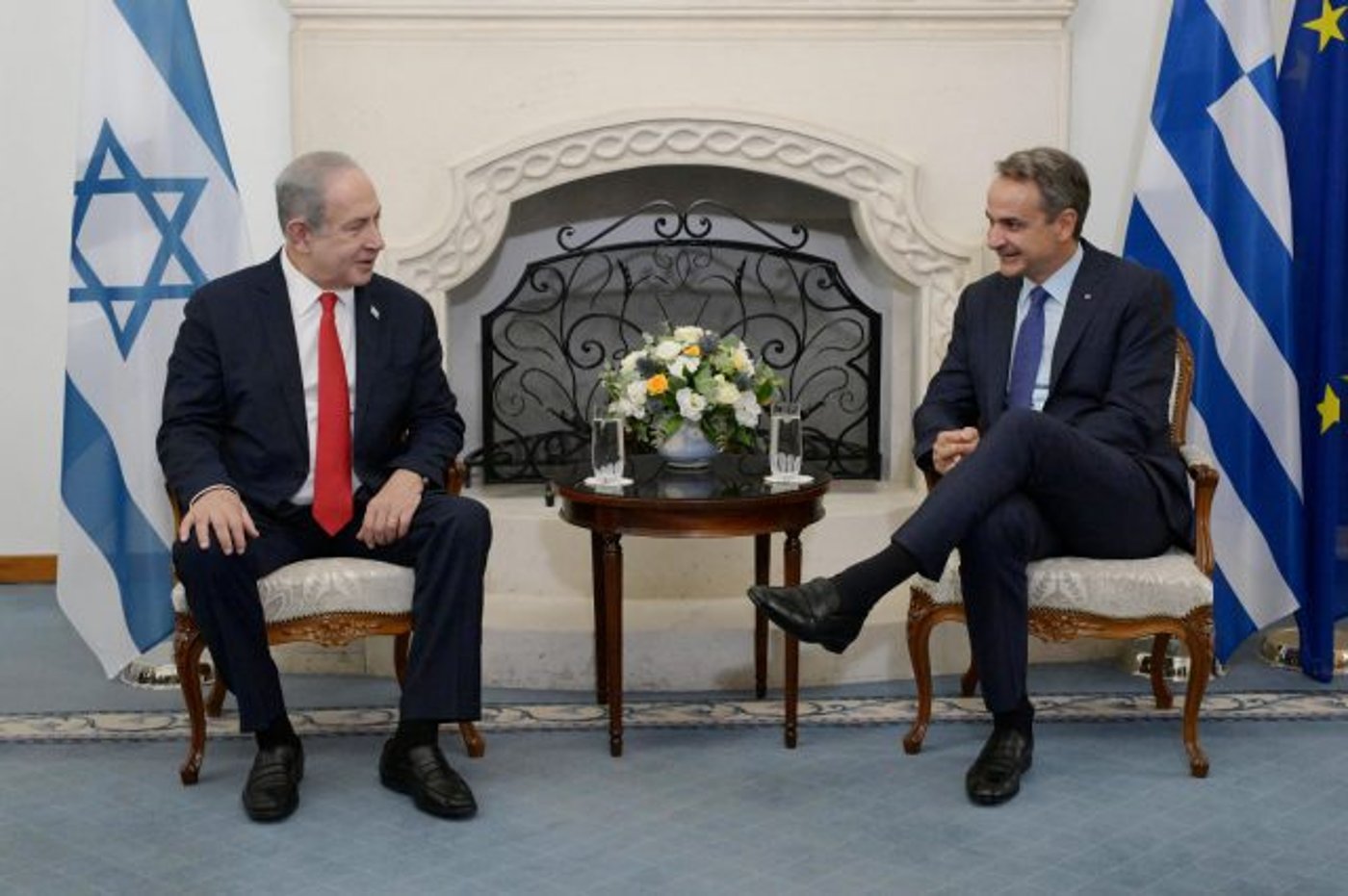 נתניהו ונשיא יוון