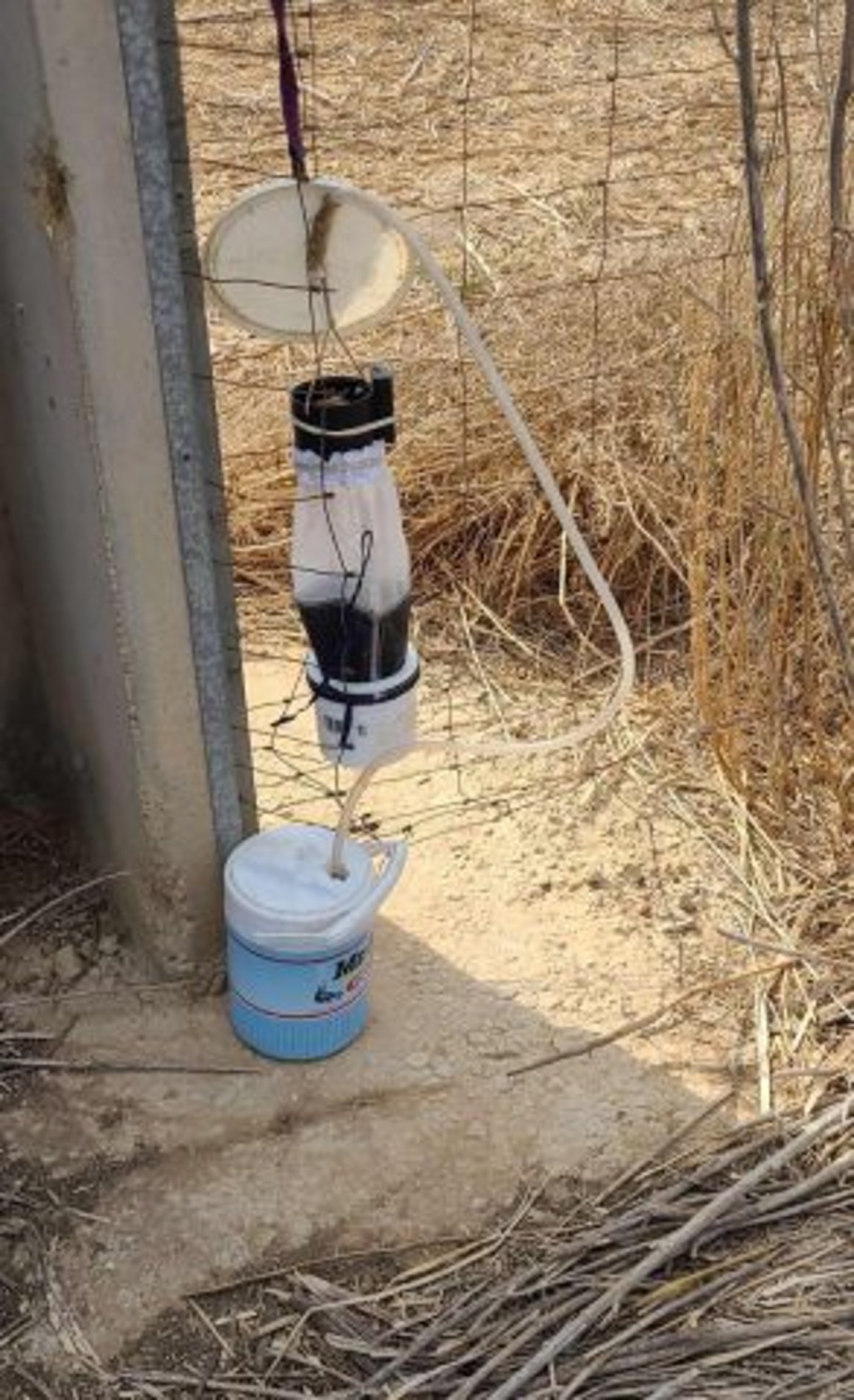 מלכודת על גדר מאגר נאות מרדכי