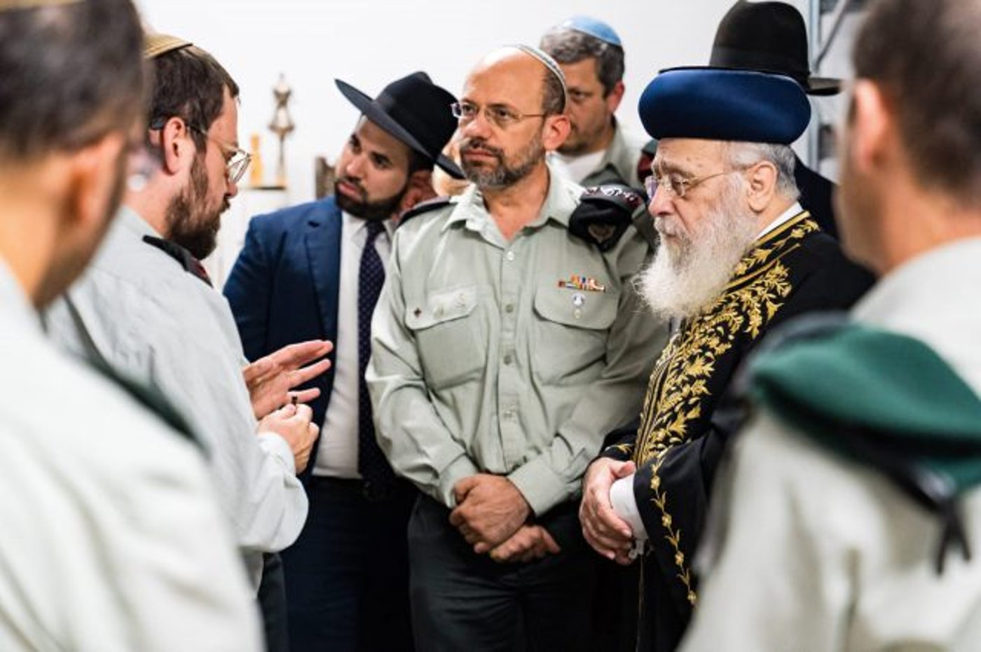 הרבנות הצבאית אירחה את הרב יצחק יוסף: 'זכות גדולה'