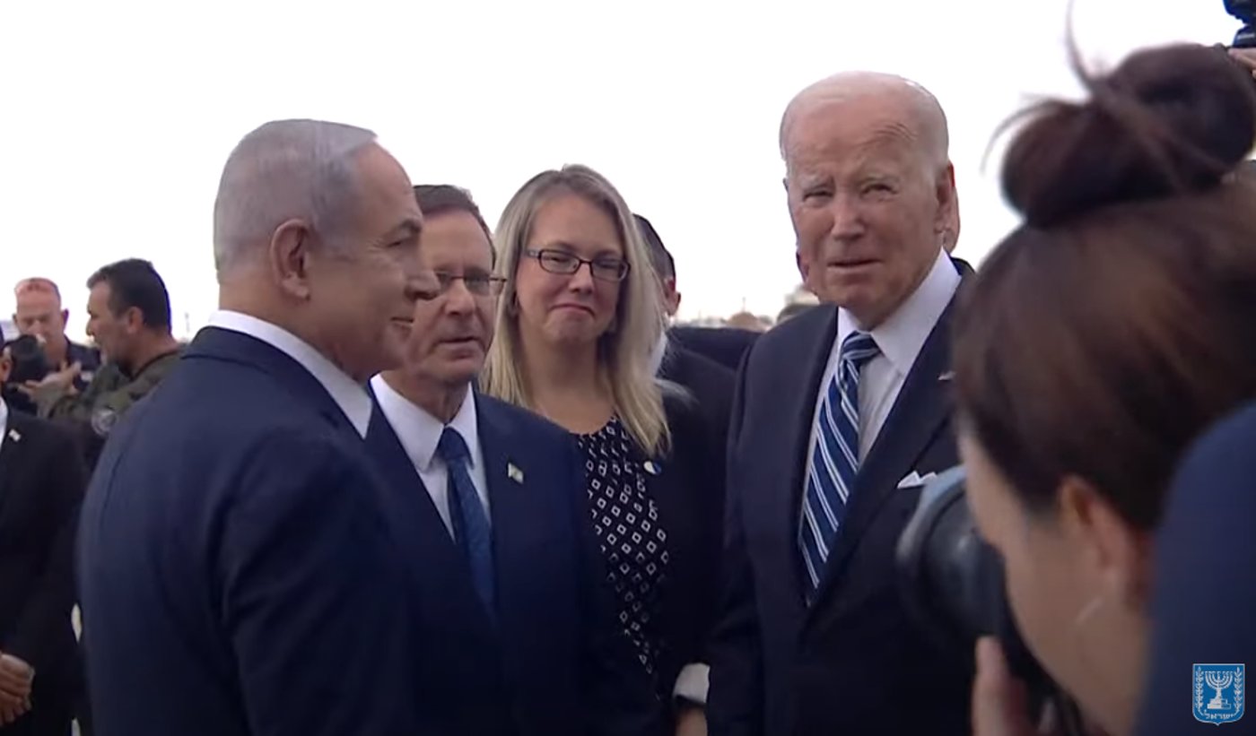 "קושר את ידיה של ישראל", ביידן