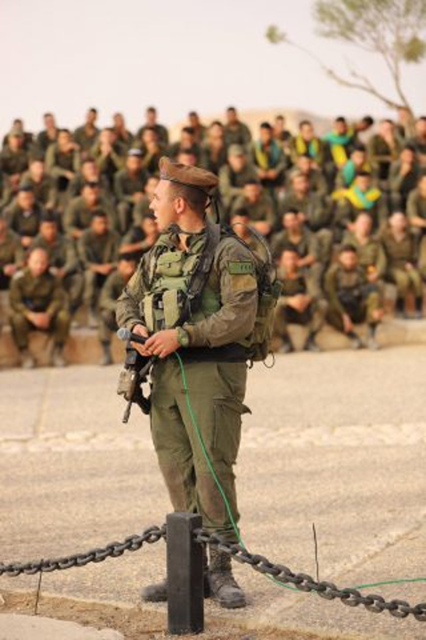 רס"ן רועי מלדסי במסע הכומתה (דובר צה"ל)