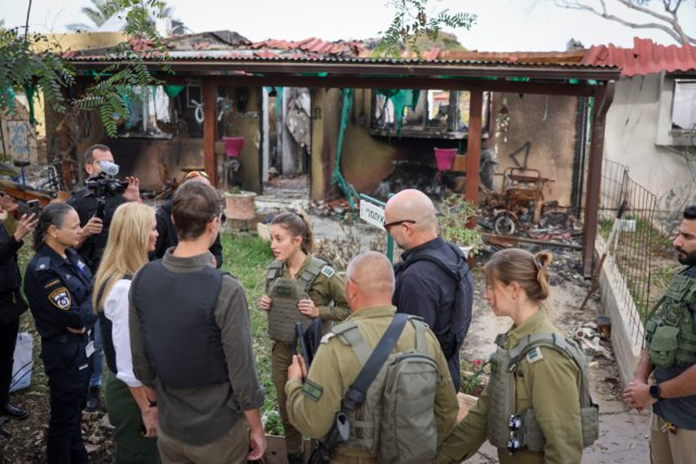 "מודה לכן": איוונקה וג'ארד קושנר ביקרו בעוטף עזה