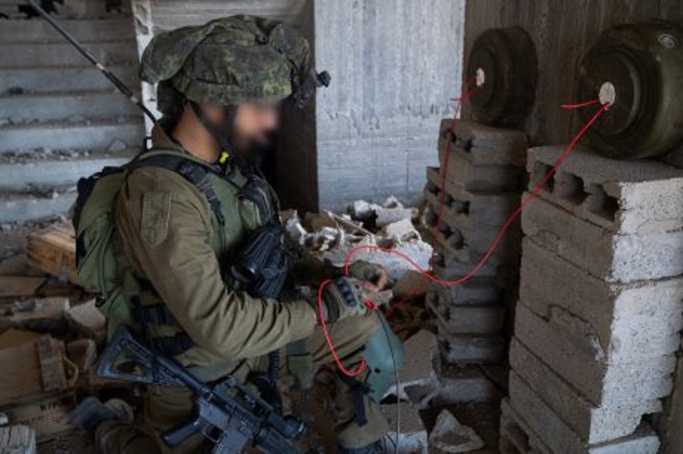 תיעוד: צה"ל השמיד מתחם תת קרקעי על החוף בעזה