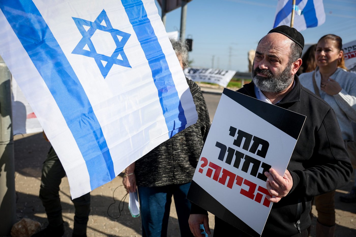 תושבי הצפון שפונו מביתם במחאה על התנהלות הממשלה