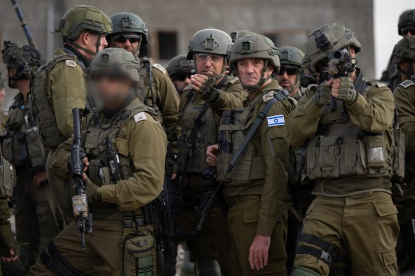 הרמטכ"ל בזירת האסון באל מועאזי (דובר צה"ל)
