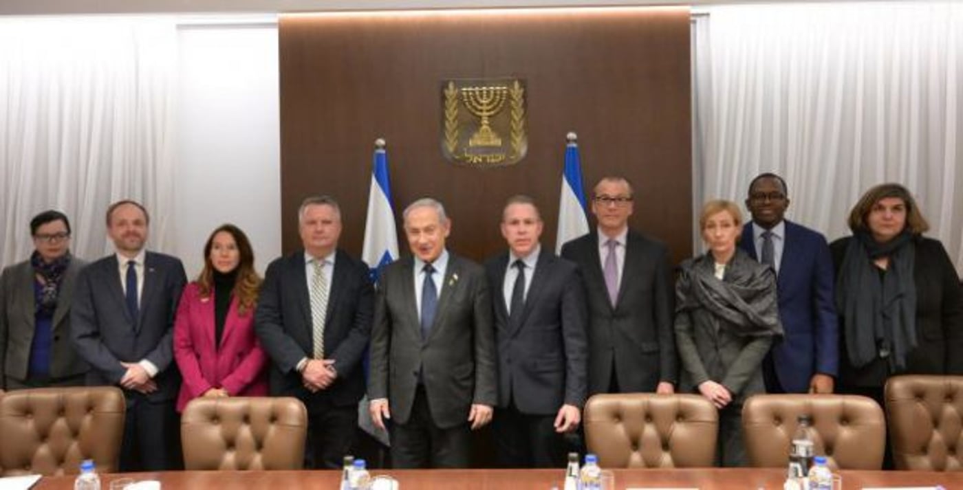 ארדן, נתניהו והמשלחת