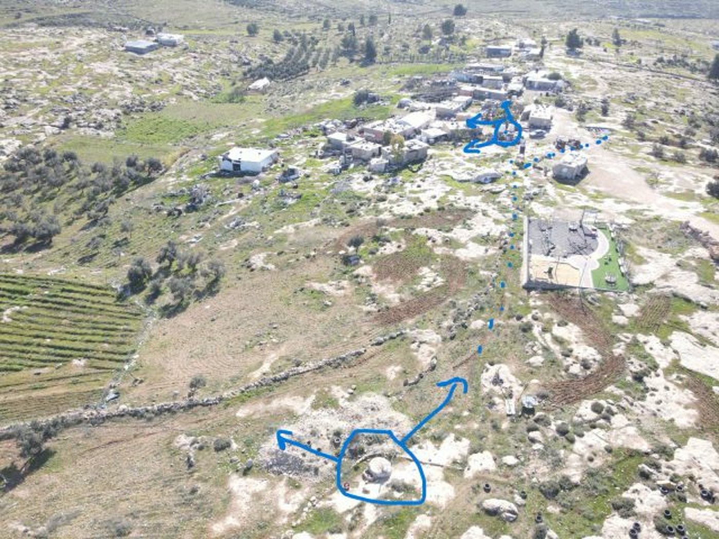 הסוף לגניבה: נותקה מערכת מים פלסטינית פיראטית
