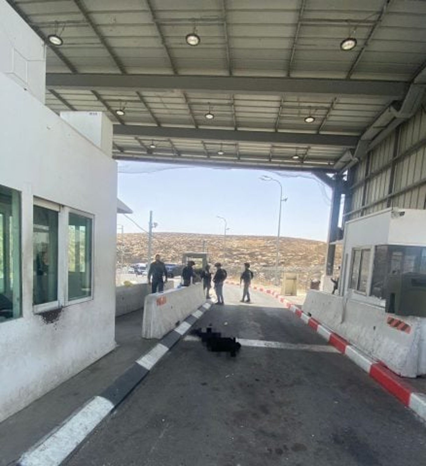 תיעוד מזירת האירוע (קרדיט: דוברות המשטרה)