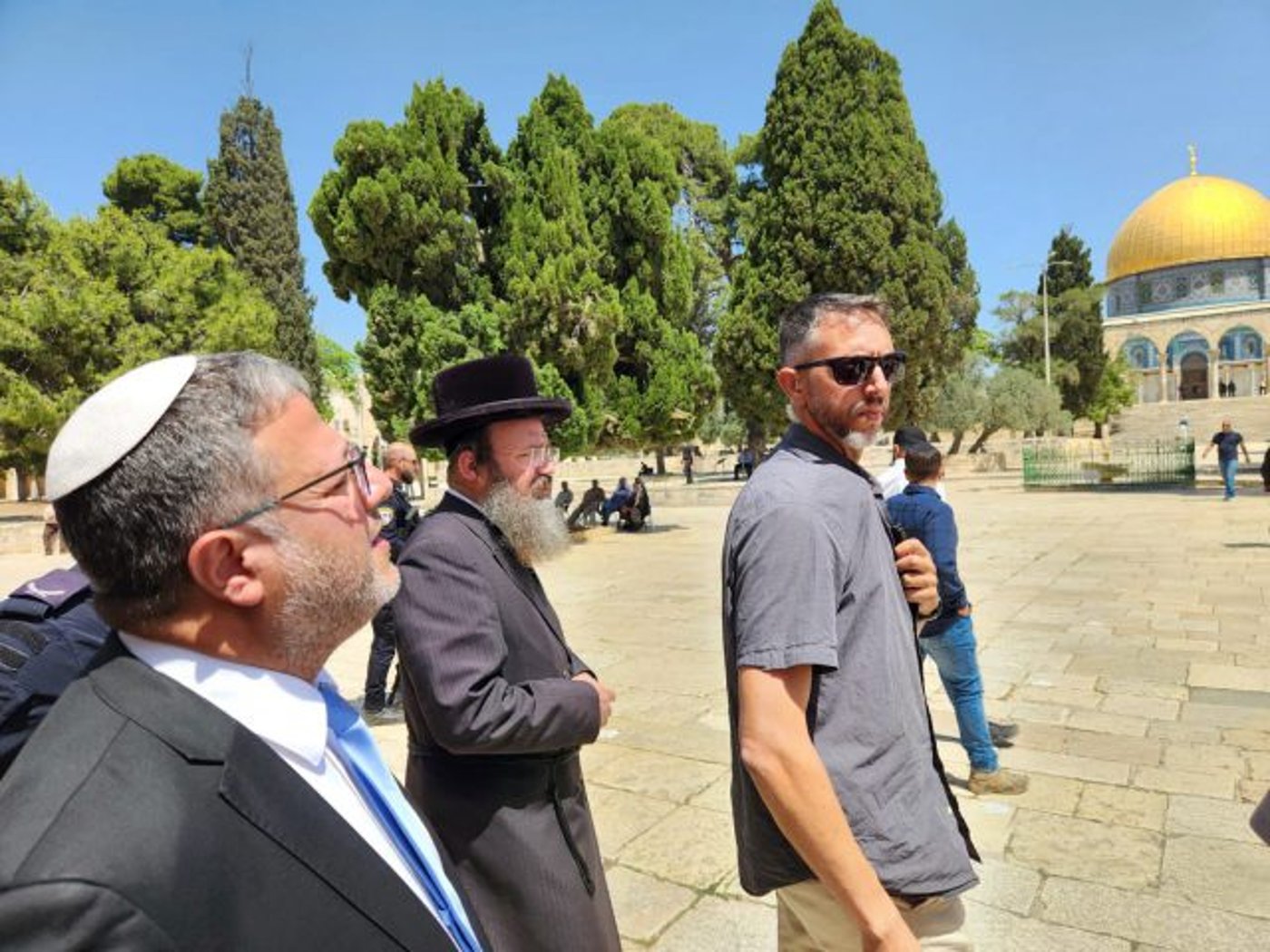 פעם ראשונה מתחילת המלחמה: בן גביר בהר הבית