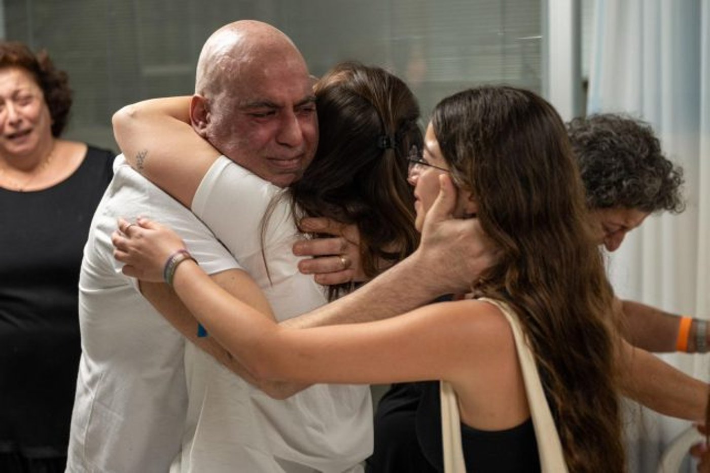 שלומי זיו לאחר שחרורו (דובר צה"ל)
